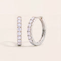 Pavé Huggie Earrings