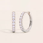 Pavé Huggie Earrings