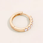 Pavé Huggie Earrings