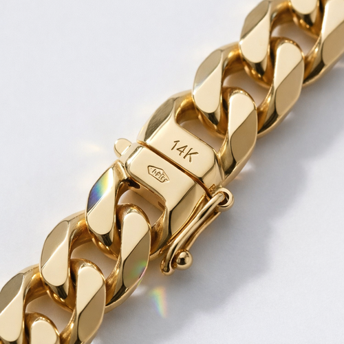 Minimalist Gold Wide Cuban Link Necklace