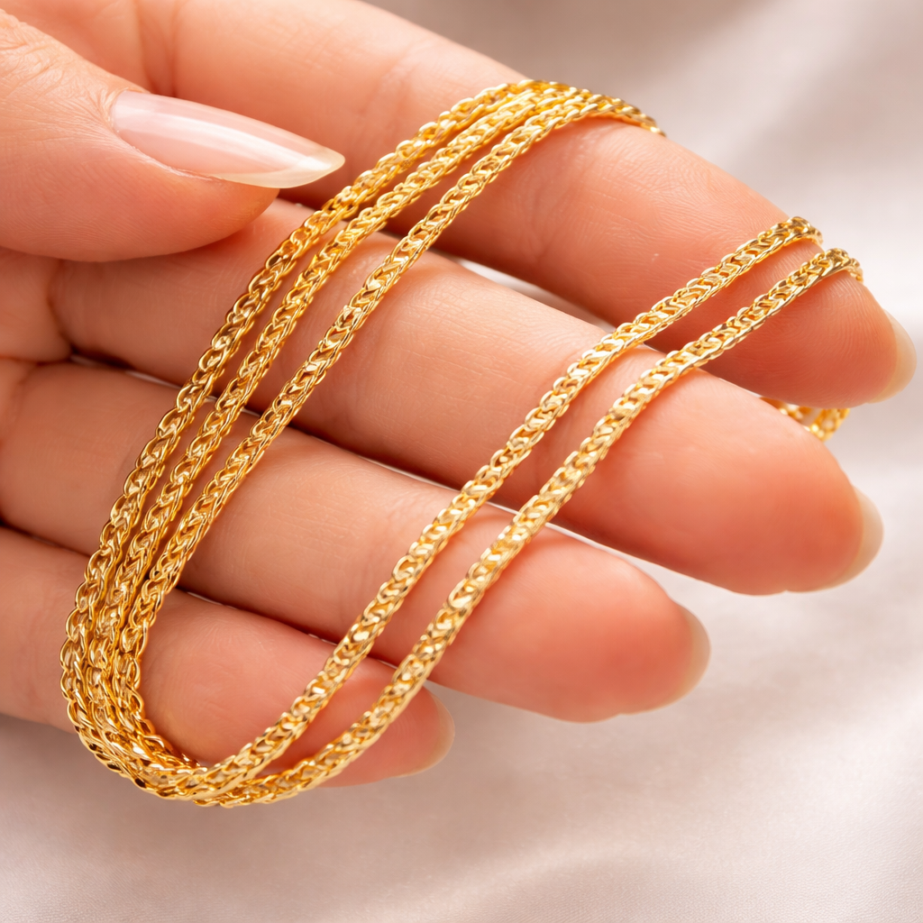 Layered Gold Chain Necklace Set