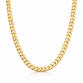 Minimalist Gold Wide Cuban Link Necklace