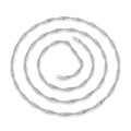 Minimalist Silver Twisted Chain Necklace