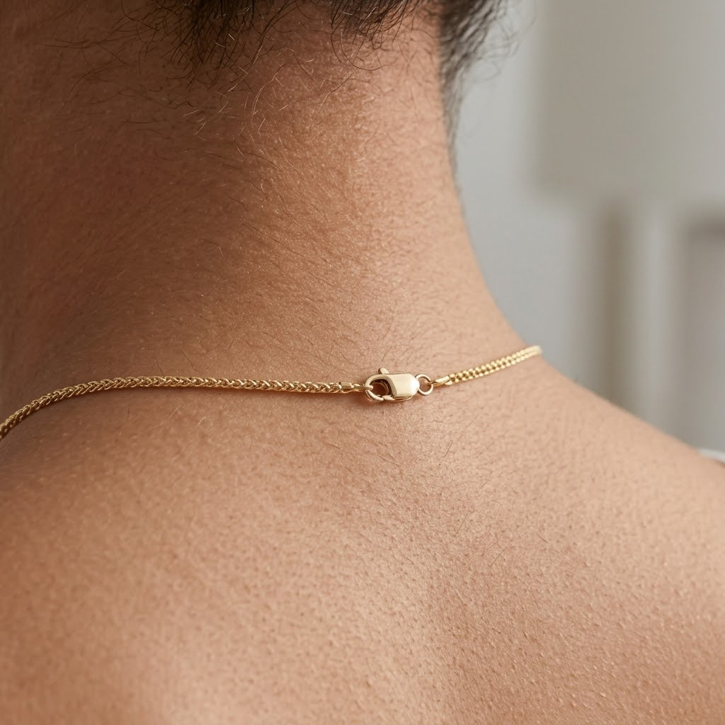 Minimalist Gold Rope Chain Necklace