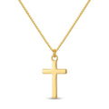 Minimalist Gold Cross Pendant Necklace