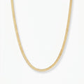 Minimalist Gold Herringbone Necklace