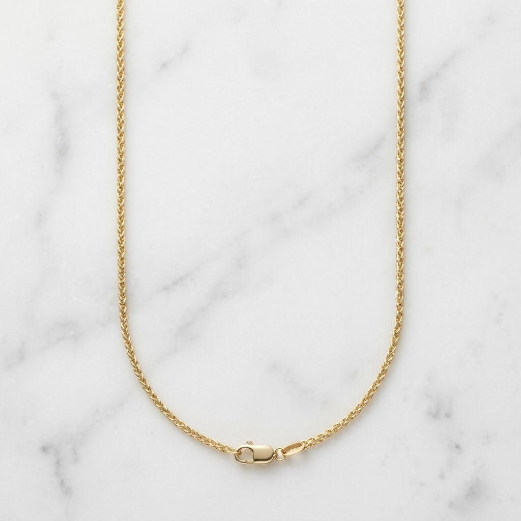 Minimalist Gold Rope Chain Necklace