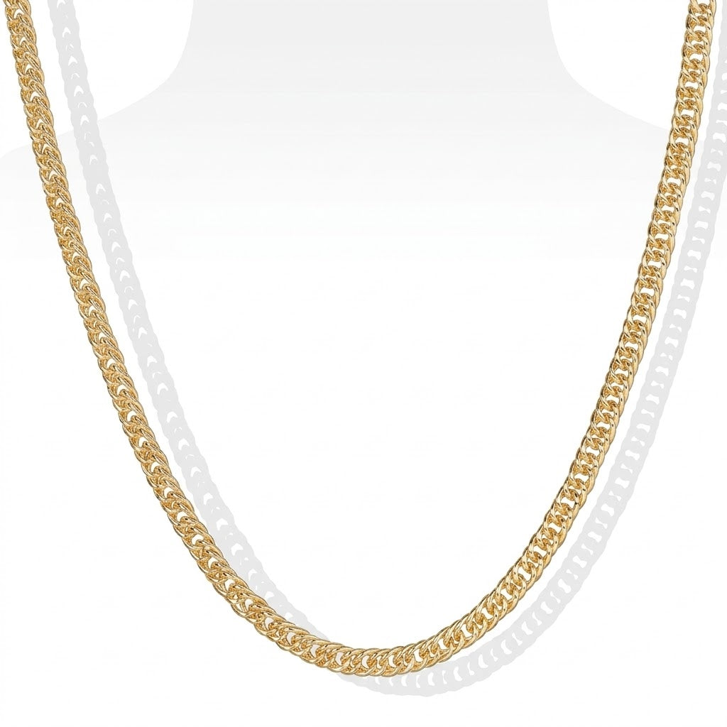 Minimalist Gold Cuban Link Necklace