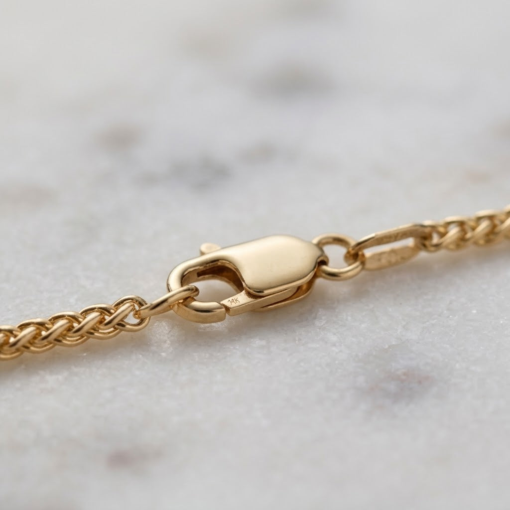 Minimalist Gold Rope Chain Necklace